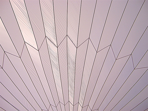 pattern of a tent roof