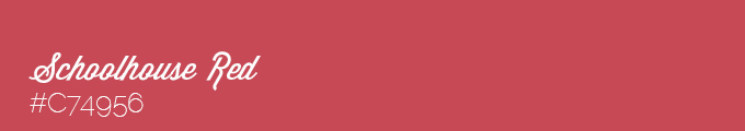 Colour swatch #C74956