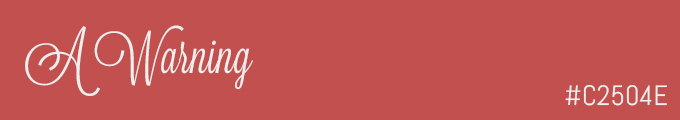 Colour swatch #C2504E
